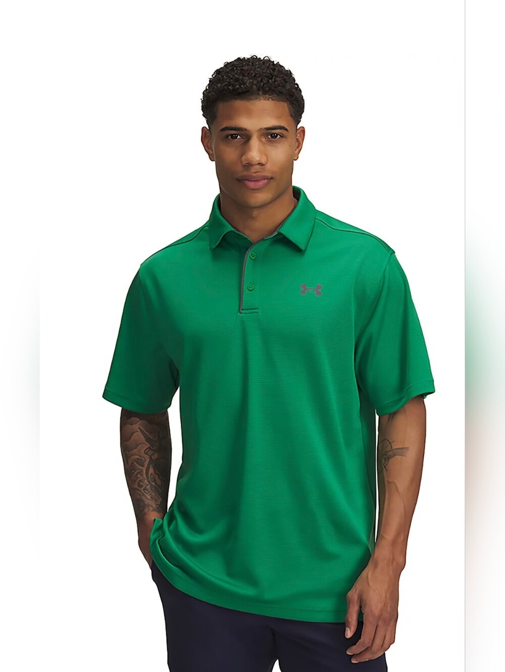 NWT..Under Armour Tech loose fit polo shirt featuring HeatGear fabric technology
